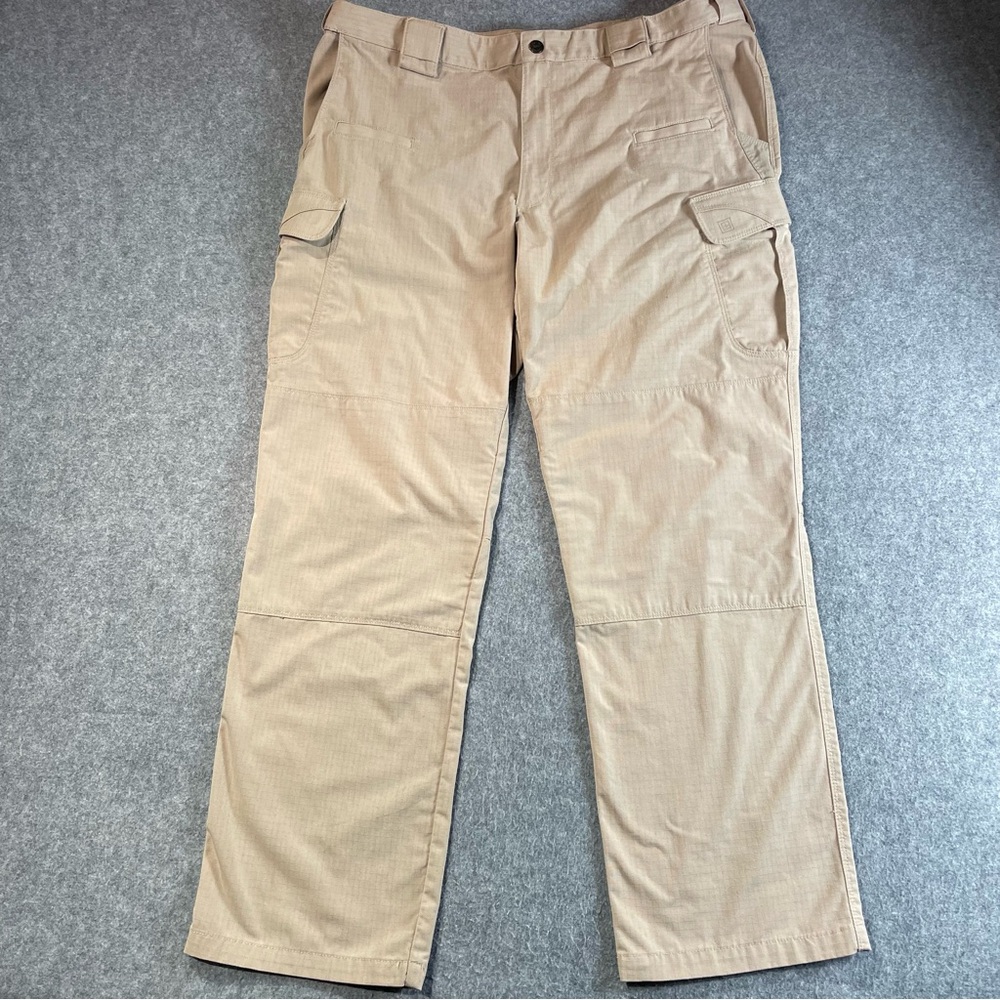 5.11 Tactical Khaki Pants Size 38x32 Utility Cargo Pants Four Flap Pockets